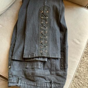 Black Boot-cut Jeans